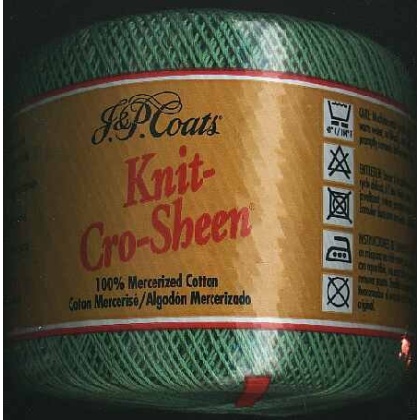 JP Coats knit-crosheen color 48 Hunters green 150 yds
