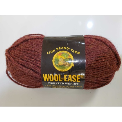 Lion Brand Yarn Wool-Ease Chesnut Heather