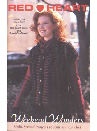 Red Heart Weekend wonders multi-strand projects to knit and crochet