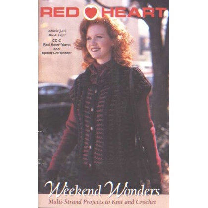 Red Heart Weekend wonders multi-strand projects to knit and crochet