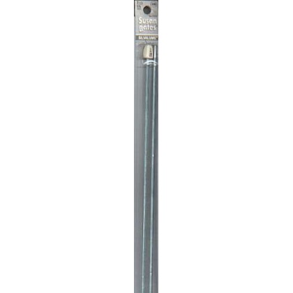 Silvalume knitting needles by Susan Bates, US 3, 3 1/4mm S08