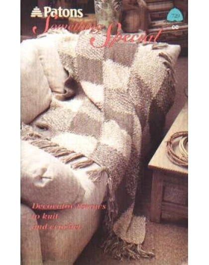 Something special decorator throws to knit and crochet, 729