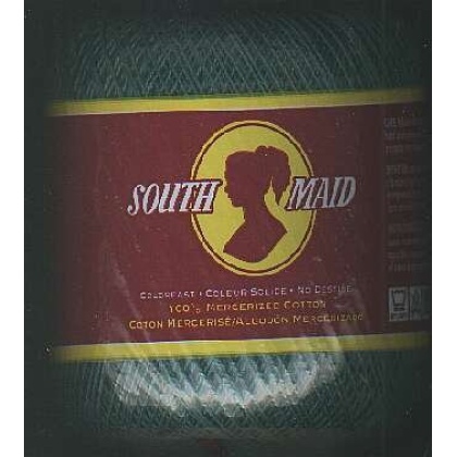 South Maid size 10 color 449 Forest Green crochet cotton 350 yds