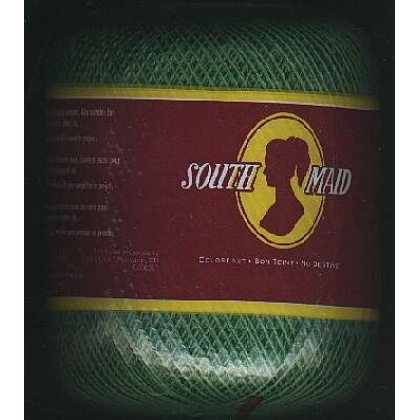 South Maid size 10 color 484 Myrtle Green crochet cotton 350 yds