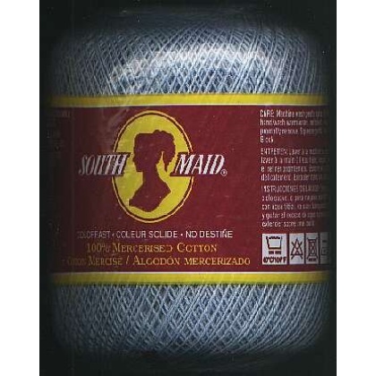 South Maid size 10 color 488 Irish blue crochet cotton