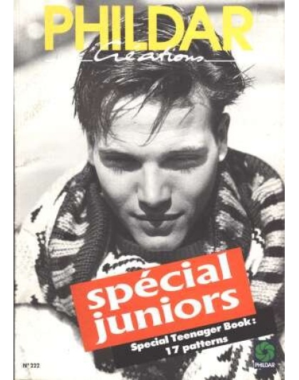 Special juniors teenager book with 17 patterns for crochet knitting 222