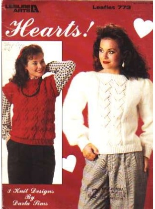 3 Heart knit designs to knit and crochet 773