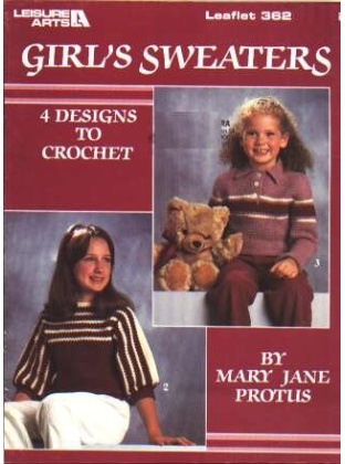 4 girls' sweaters to crochet 362