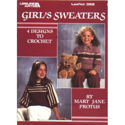 4 girls' sweaters to crochet 362