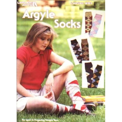 Argyle socksto knit and crochet 261