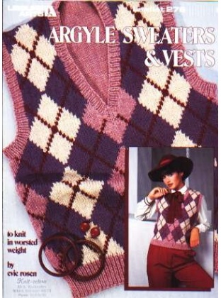 Argyle sweaters and vests to knit and crochet 276