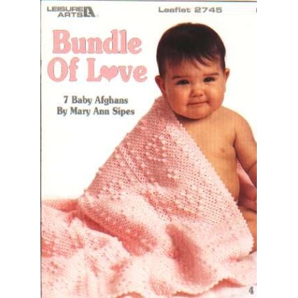 Bundle of love, 7 baby afghans 2745