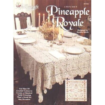 Classical Pineapple Royale table covering to crochet, 981035