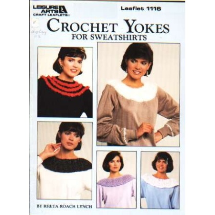 Crochet yokes for sweatshirts, 1116