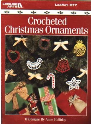 Crocheted Christmas ornaments, 8 designs, 617