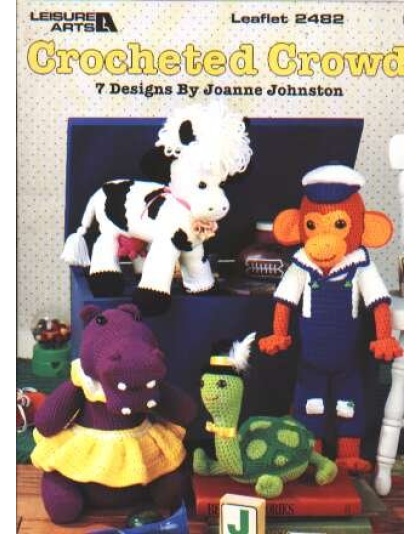 Crocheted crowd, 7 designs, 2482