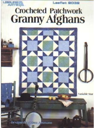 Crocheted patchwork Granny afghans, variable star, 2032