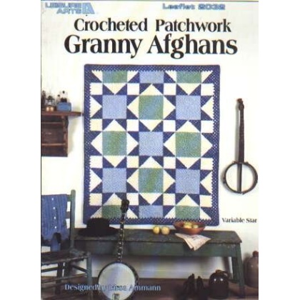 Crocheted patchwork Granny afghans, variable star, 2032