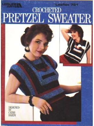 Crocheted pretzel sweater to knit and crochet 721