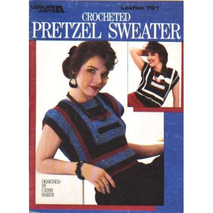 Crocheted pretzel sweater to knit and crochet 721