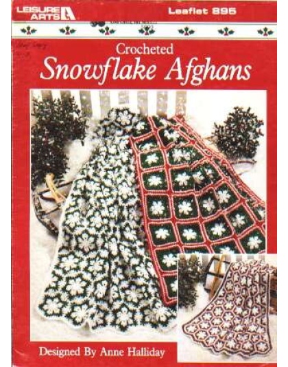 Crocheted snowflake afghans, 895