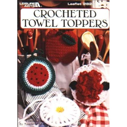 Crocheted towel toppers, 9 designs 2823