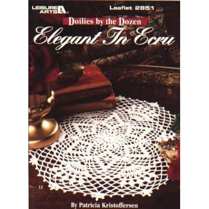 Doilies by the dozen, Elegant in Ecru to crochet 2851