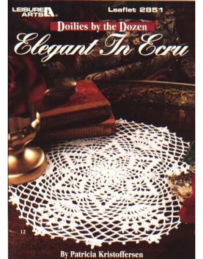 Doilies by the dozen, Elegant in Ecru to crochet 2851