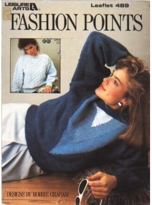 Fashion points Echelon and lattice pullover to knit and crochet 489