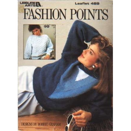 Fashion points Echelon and lattice pullover to knit and crochet 489