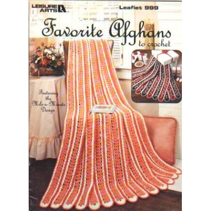 Favorite afghans to crochet featuring mile-a-minute design, 999