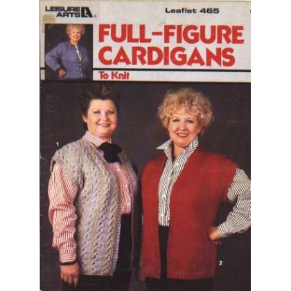 Full-figure cardigans to knit, 465