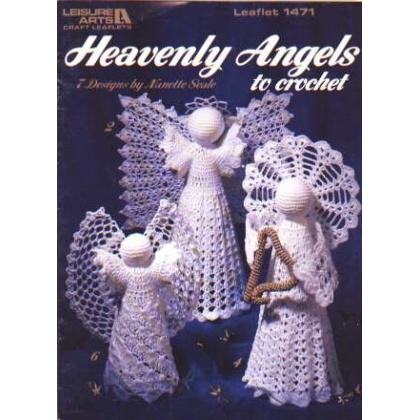 Heavenly angels to crochet, 7 designs, 1471