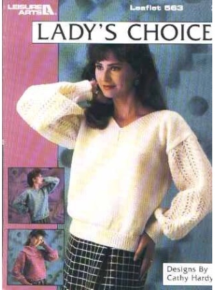 Lady's choice ivy lace, cables and lace, lace lozenges to knit and crochet 563
