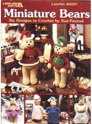 Miniature bears, 6 designs to knit and crochet, 2057