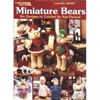 Miniature bears, 6 designs to knit and crochet, 2057