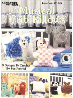 Musical crib pillows, 9 designs to crochet and knit 2195