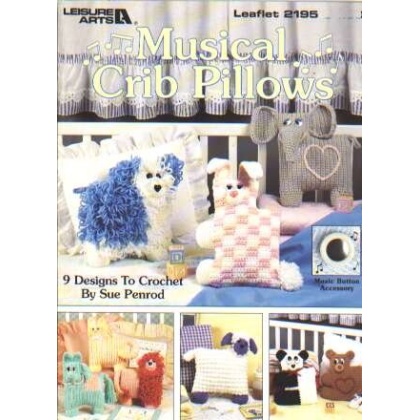 Musical crib pillows, 9 designs to crochet and knit 2195