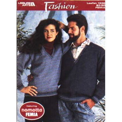 Nomotta femia Diamon shell, shell to knit and crochet 1336