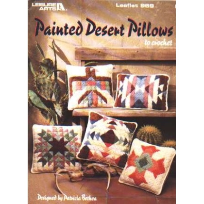 Painted desert pillows to crochet and knit 969