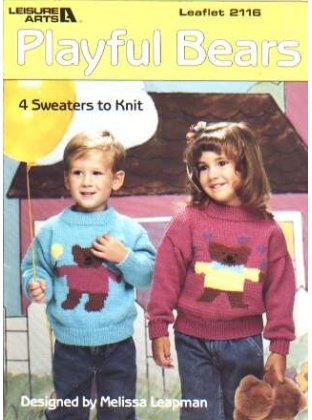 Playful bears, 4 sweaters to knit and crochet 2116