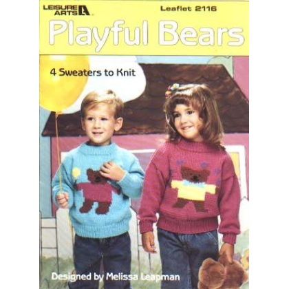 Playful bears, 4 sweaters to knit and crochet 2116