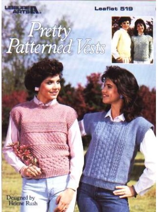 Pretty patterned vests to knit and crochet 519