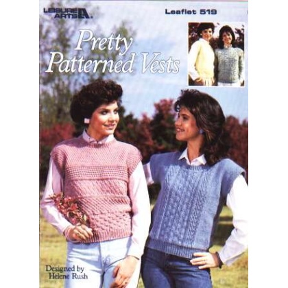 Pretty patterned vests to knit and crochet 519