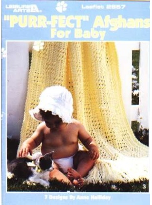 Purr-fect Afghans for baby, 7 designs to knit and crochet 2857
