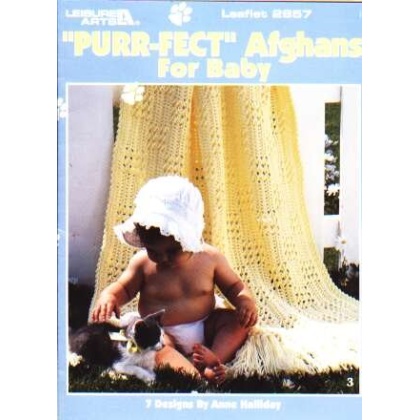 Purr-fect Afghans for baby, 7 designs to knit and crochet 2857