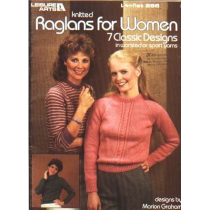 Raglans for women, 7 classic designs to knit and crochet 266