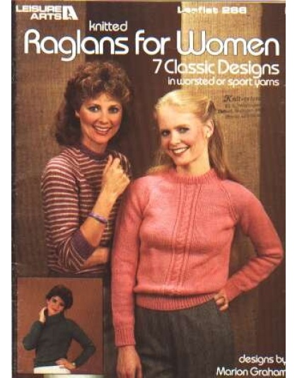 Raglans for women, 7 classic designs to knit and crochet 266