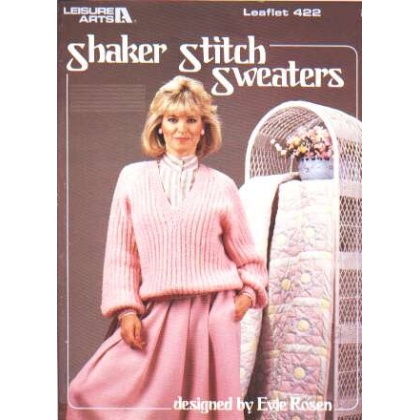 Shaker stitch sweaters to knit and crochet 422