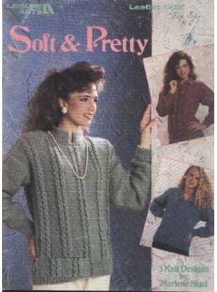 Soft & pretty 3 knit designs pullover to knit and crochet 802